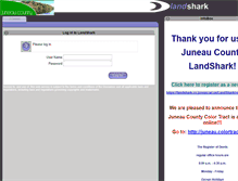 Tablet Screenshot of landshark.co.juneau.wi.us